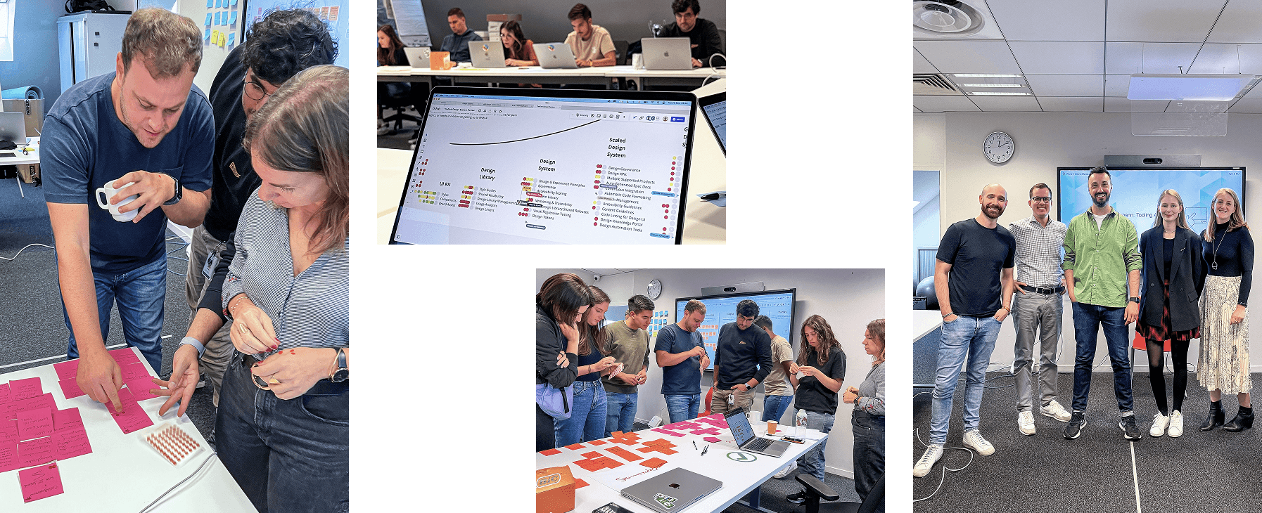 Workshop brainstorming session with team members